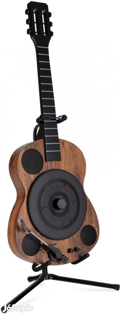 Beatfoxx GT-25 "Chuck" Lemezjátszó Bluetooth Szett Gitárállvánnyal