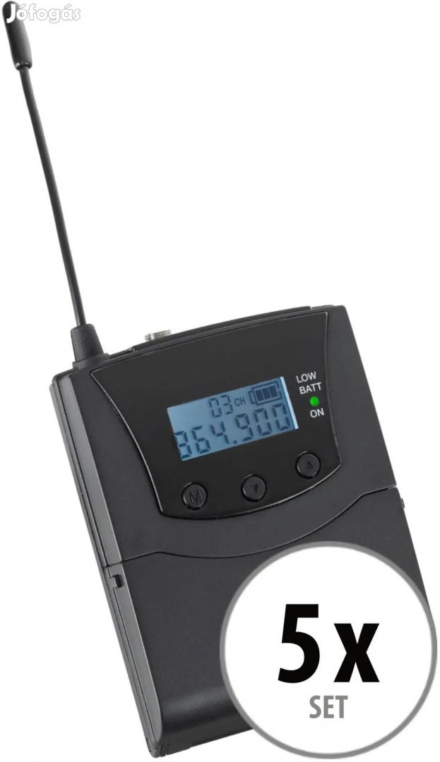 Beatfoxx Silent Disco V2 SDR-BP30 Testcsomag Vevő 5x Szett