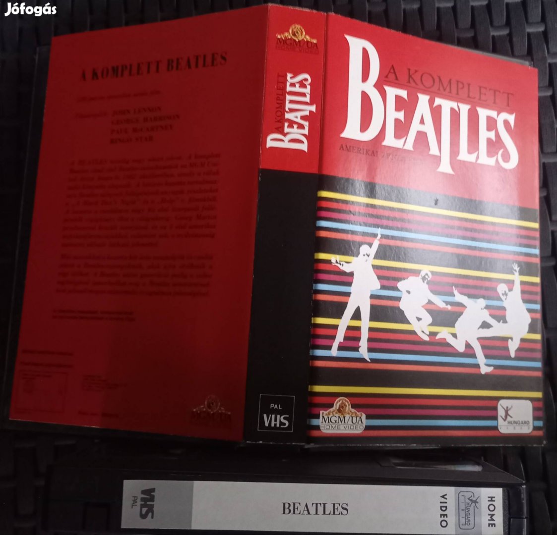 Beatles - zenés vhs - hungarovideo