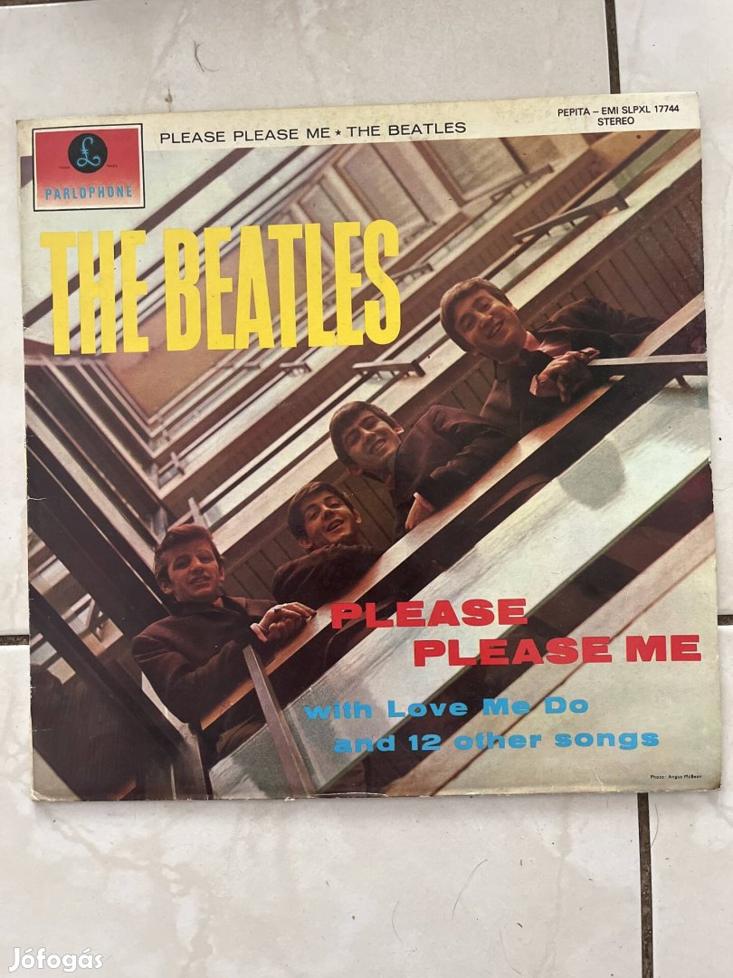 Beatles bakelit please please me hanglemez