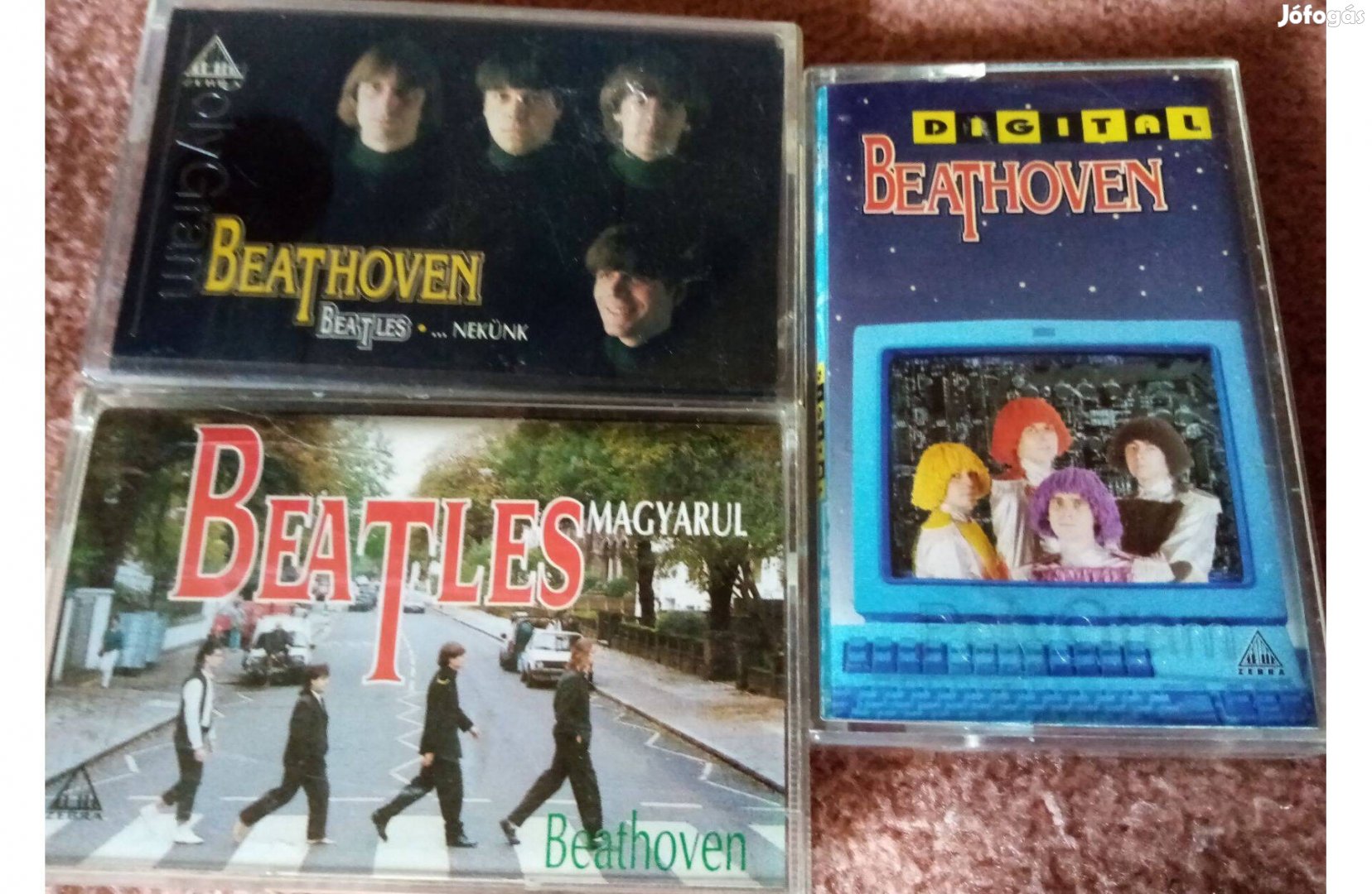 Beatles magyarul - Beathoven kazetták 3x1000 Ft