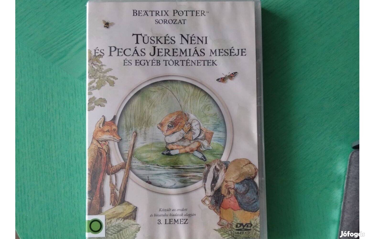 Beatrix Potter Tüskés néni és pecás jeremiás bontatlan dvd