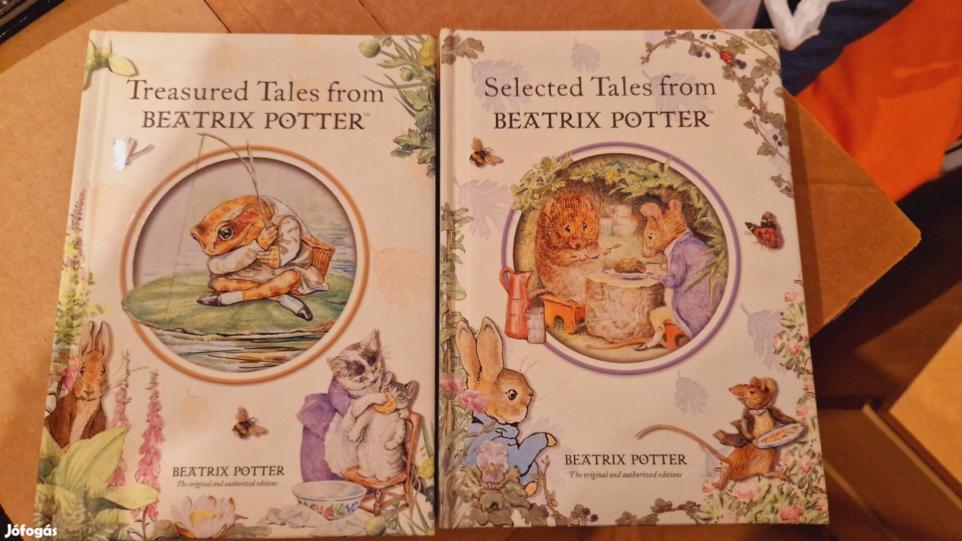 Beatrix Potter kis angol nyelvű mesekönyvek