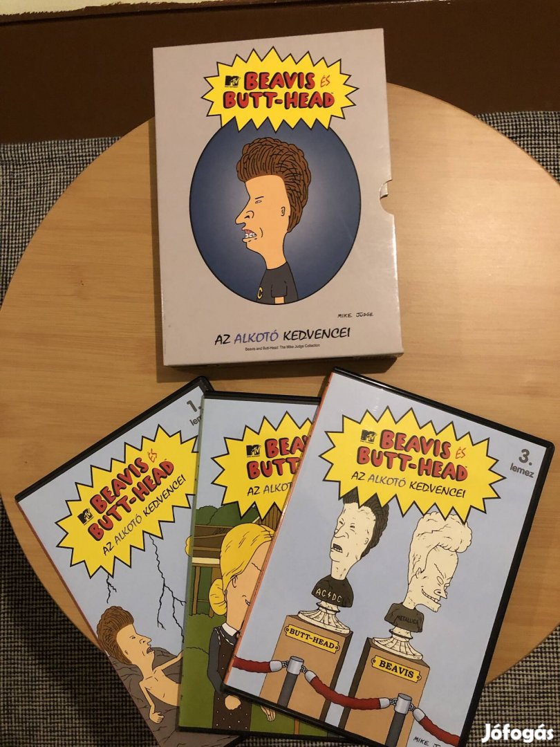 Beavis And butt head 3 lemezes díszdobozos dvd