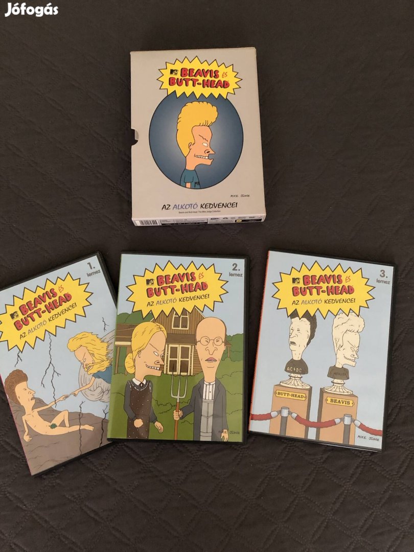 Beavis and Butt head 3 lemezes ritka dvd. Magyar felirat!