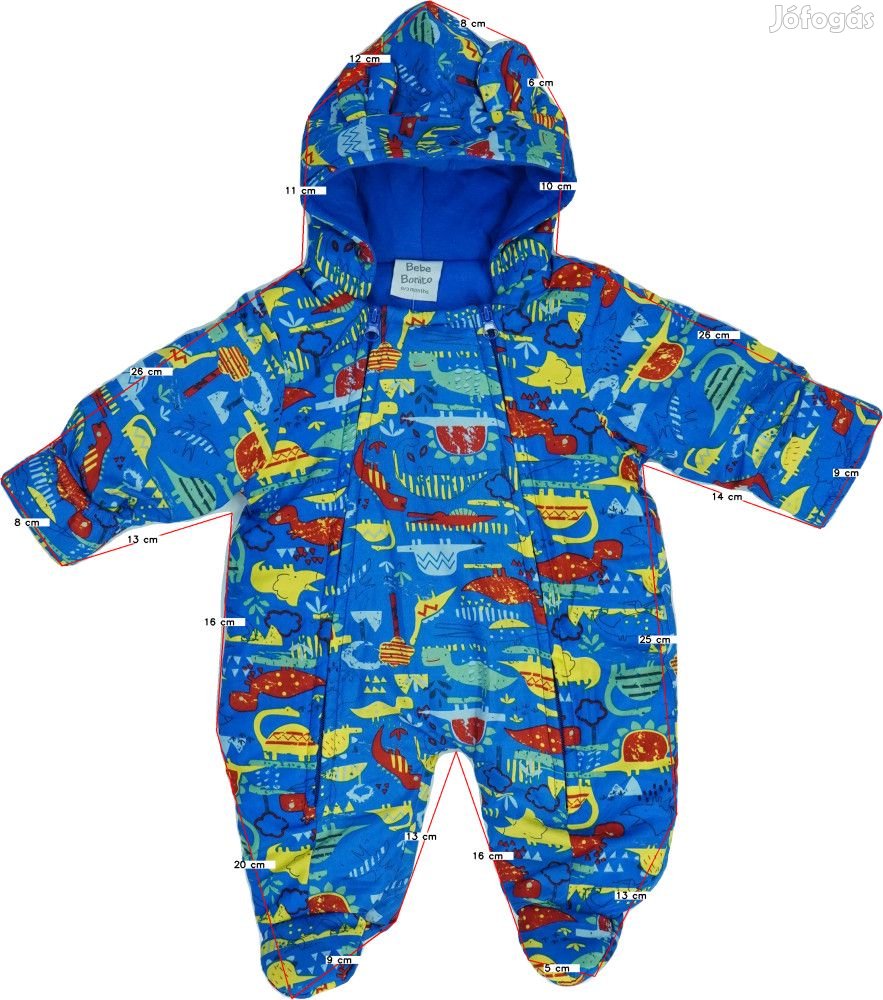 Bebe Bonito Használt (újszerű) Fiú Baby overál (Méret: 62)