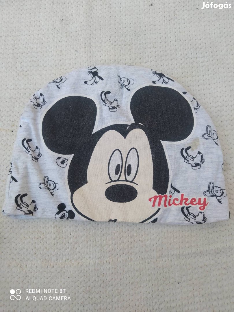 Bébi Disney sapka, mikulás sapka, kesztyű Minnie 