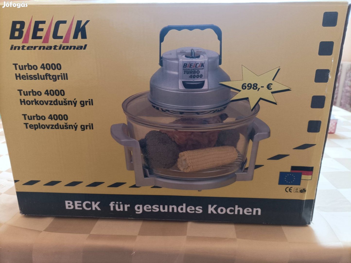Beck Turbo 4000 forrólevegős grill sütő
