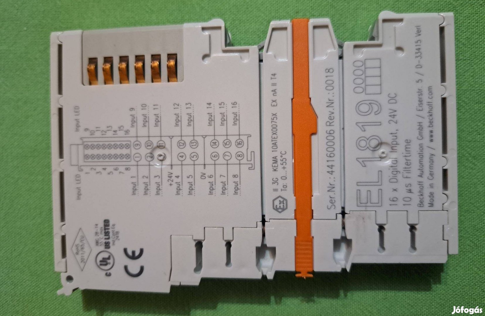 Beckhoff PLC modul EL1819