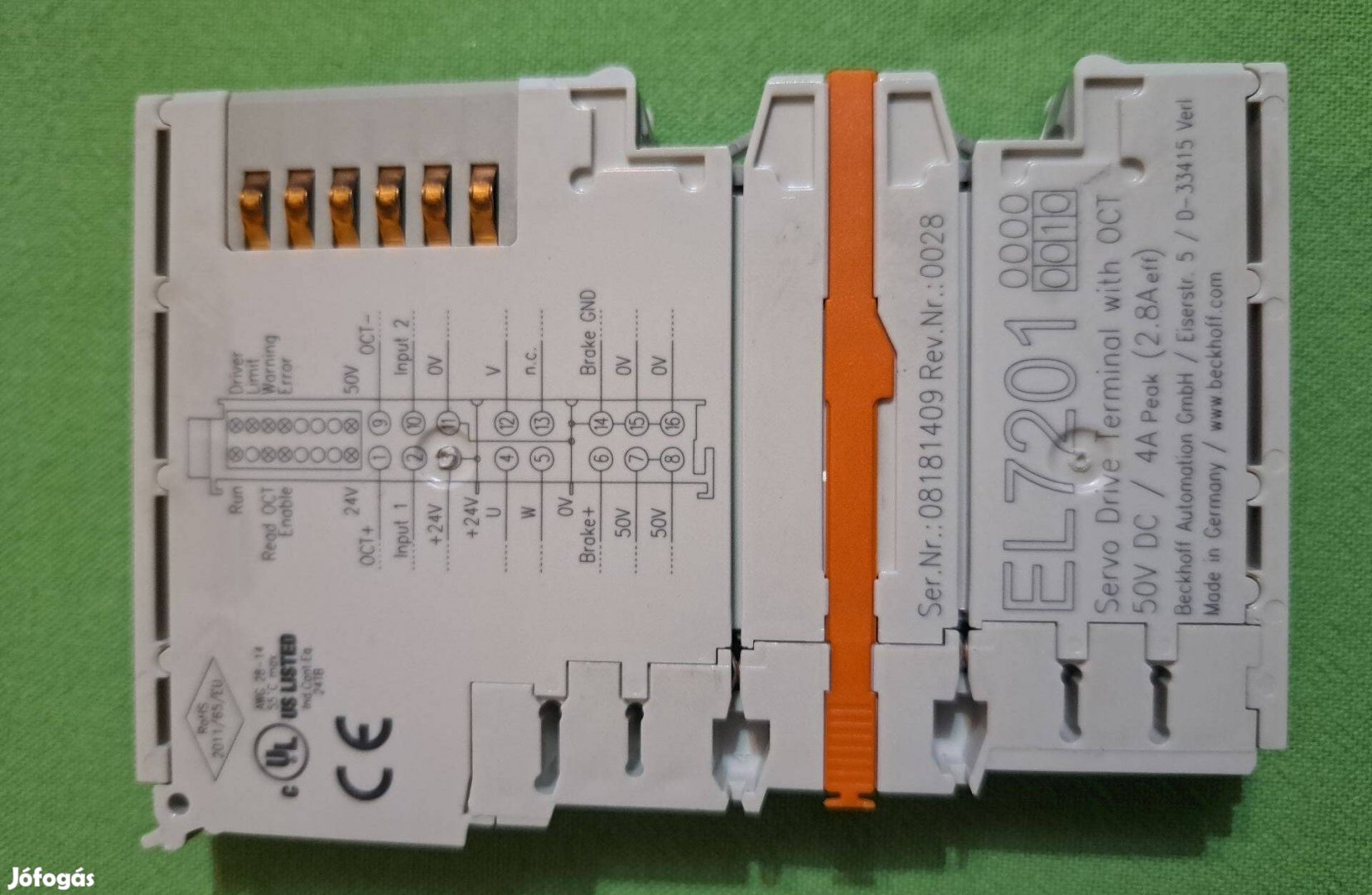 Beckhoff PLC modul EL7201