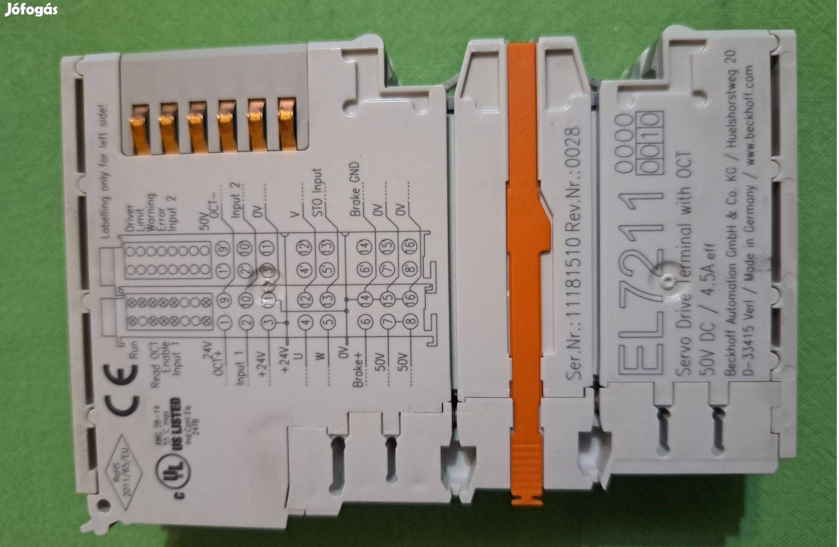 Beckhoff PLC modul EL7211