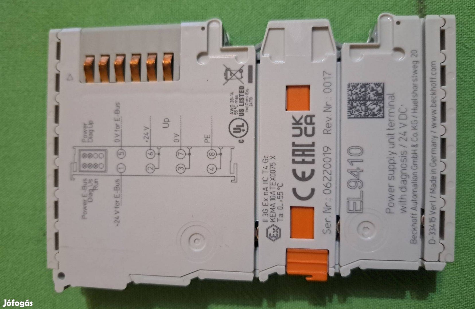 Beckhoff PLC modul EL9410