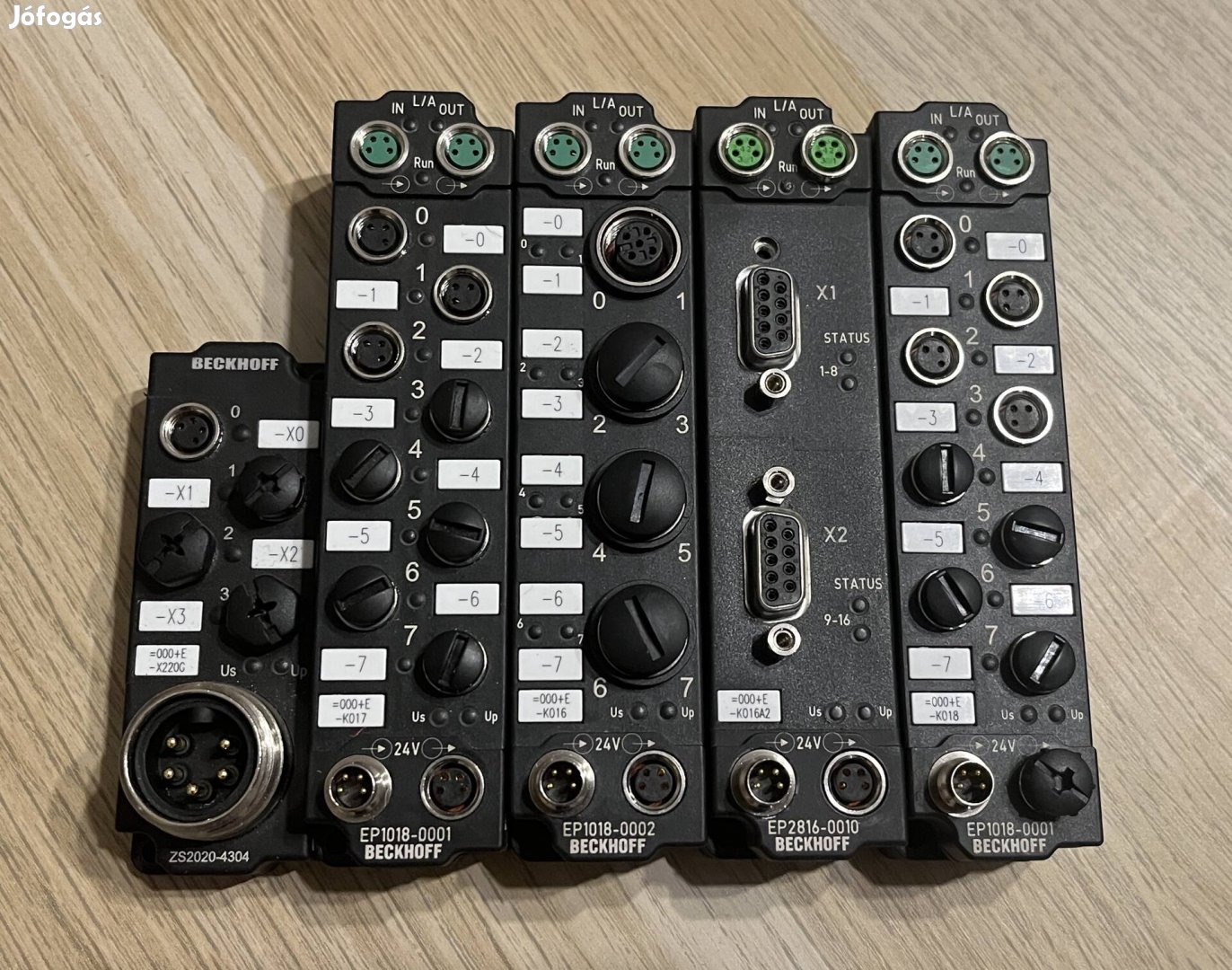 Beckhoff elektronika Ethercat PLC jelgyűjtő modul