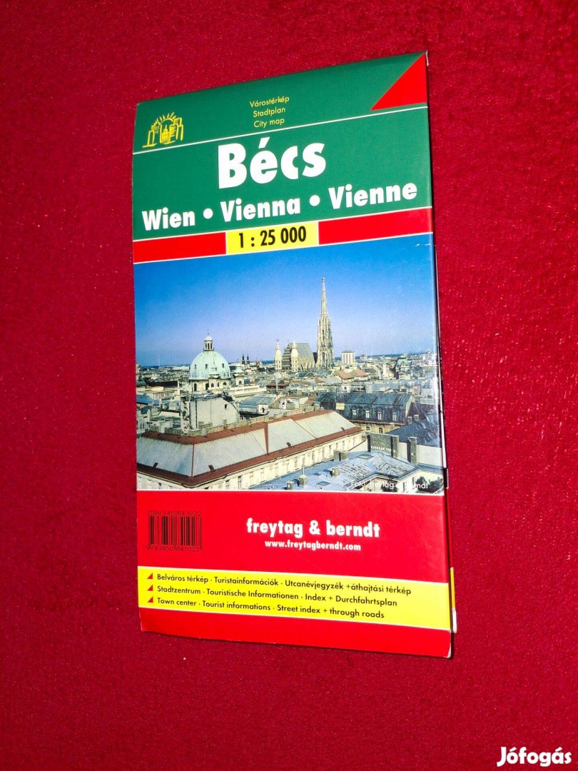 Bécs várostérkép 1:25.000