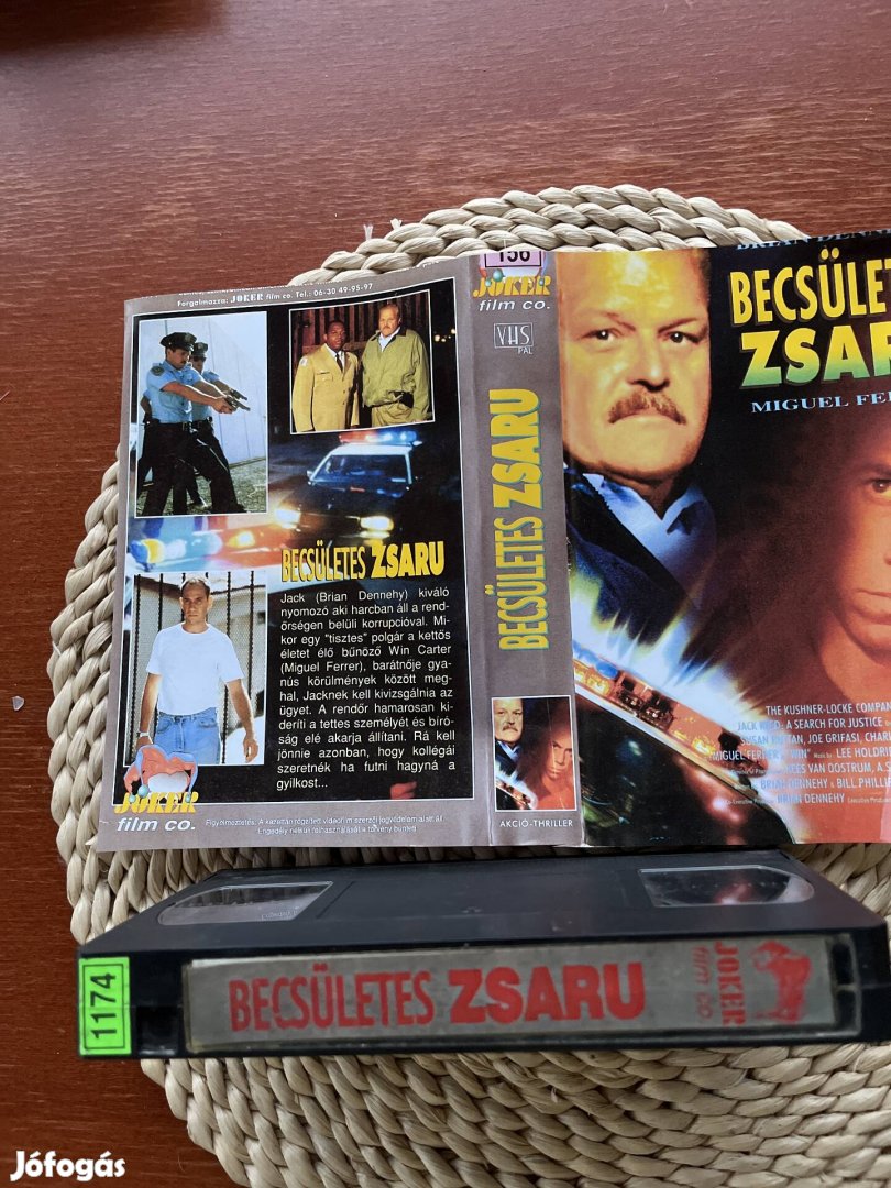 Becsületes zsaru vhs