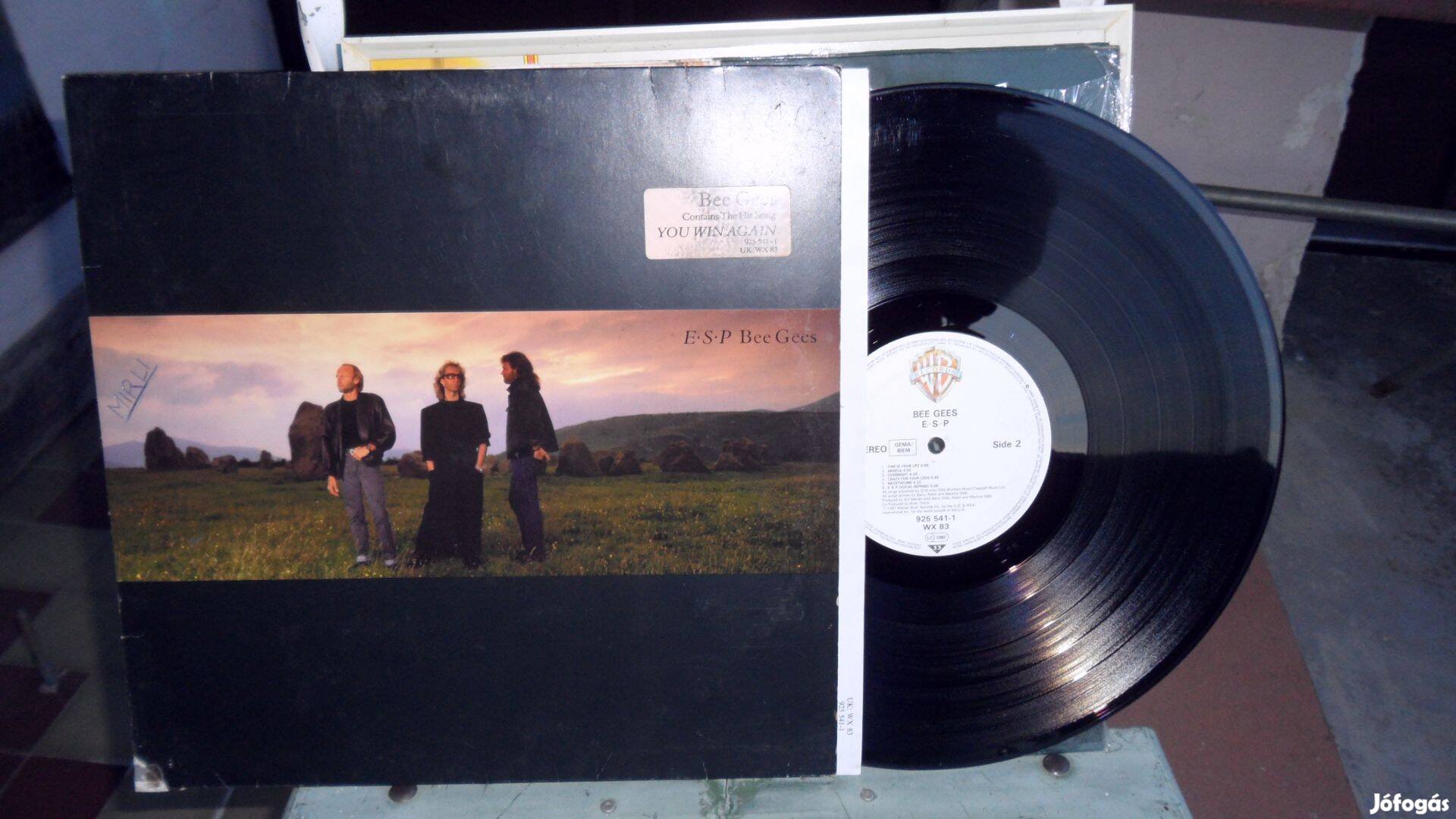 Bee Gees E. S. P eredeti Vinyl LP album 1987 nem mai után gyártott !