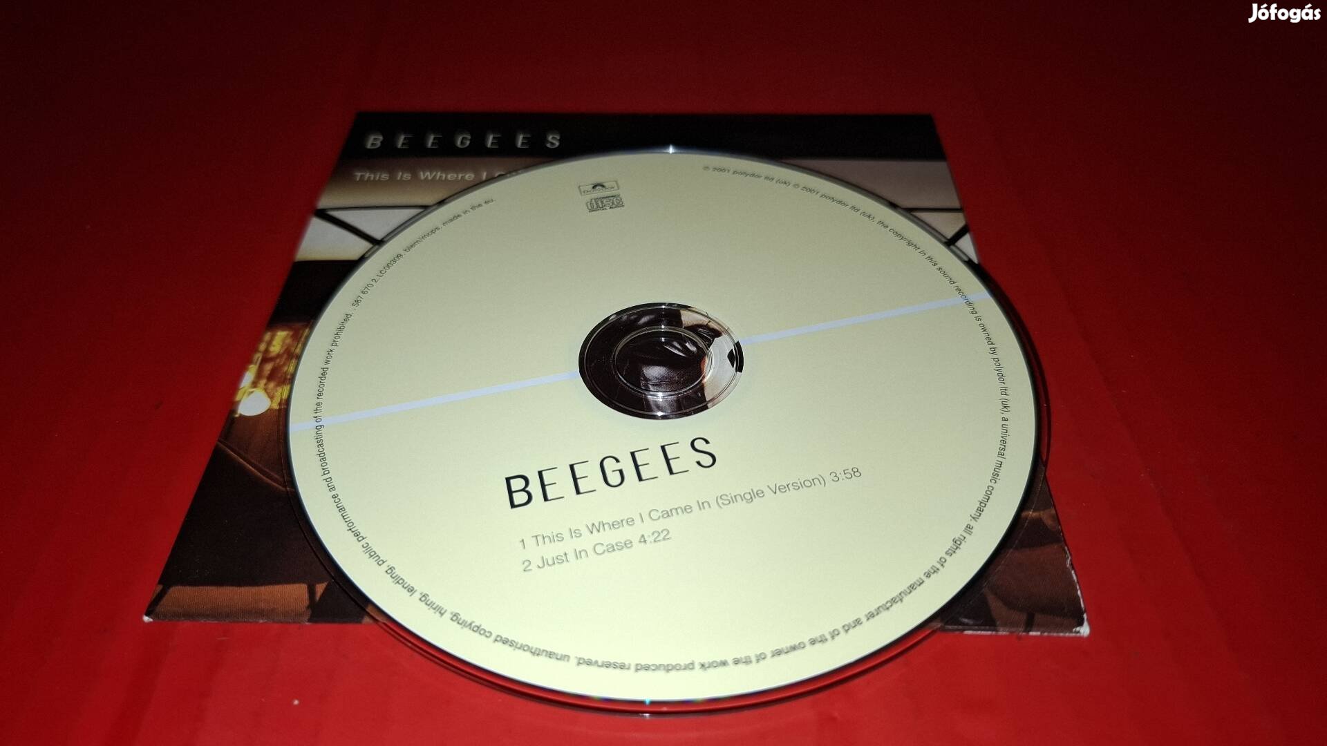 Bee Gees This is where I come in maxi Hdcd Cd 2001