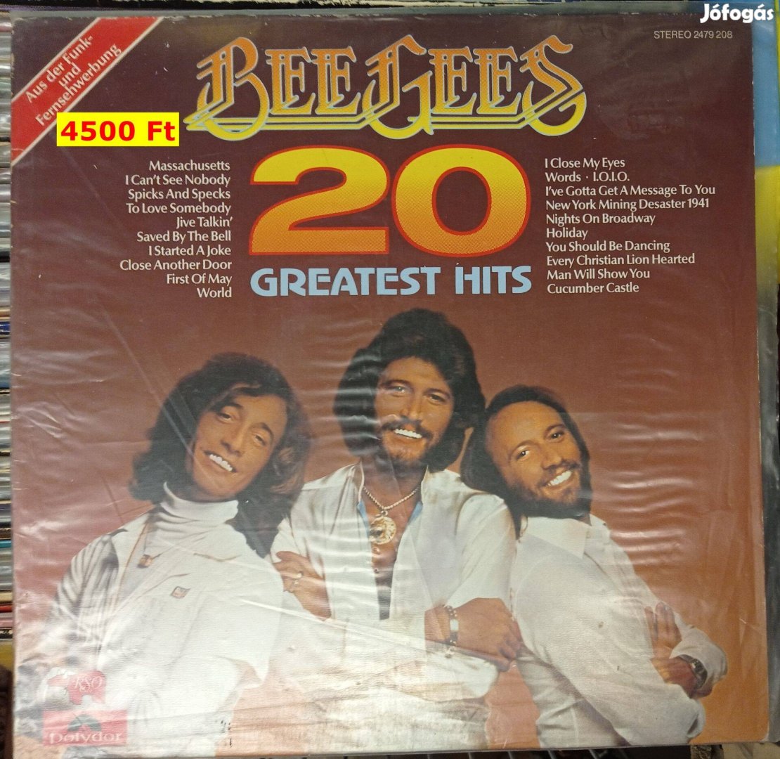 Bee Gees: 20 Greatest Hits (hanglermez)