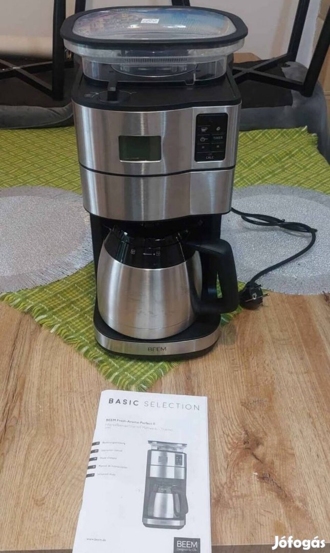 Beem Fresh Aroma Perfect II kávégép, darálós