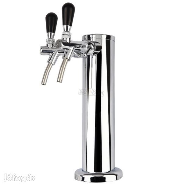 Beépíthető Sörtorony szett 2db Kompenzácios csappal  (6097)