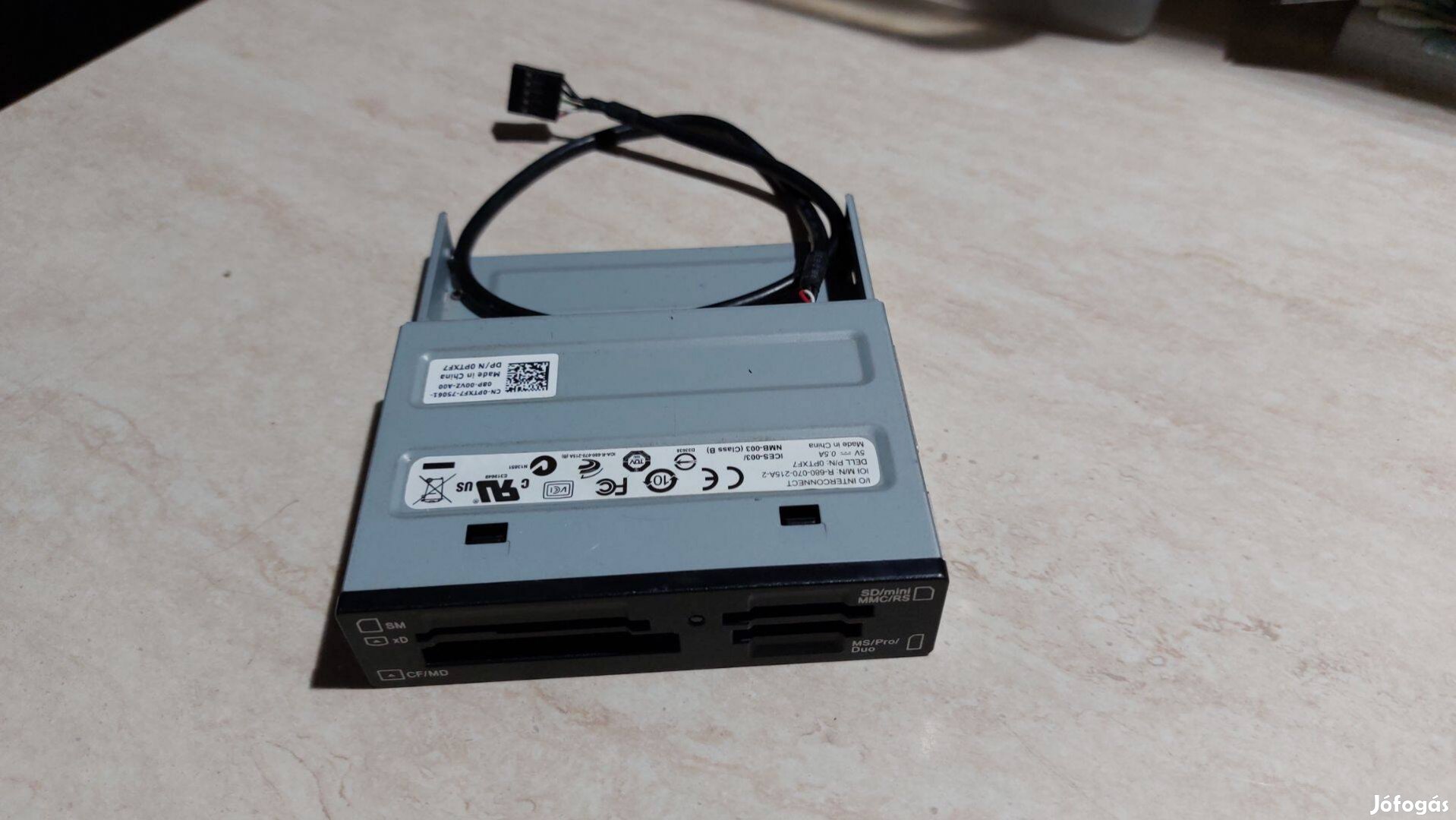 Beépíthető USB-s kártyaolvasó