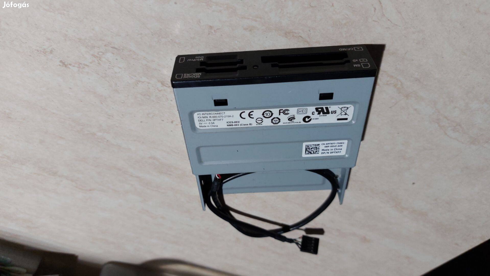 Beépíthető USB-s kártyaolvasó