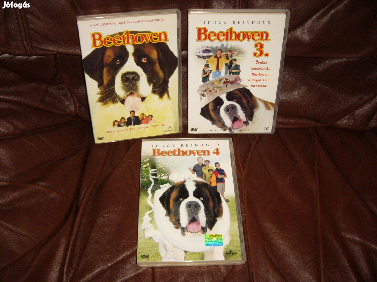 Beethoven 1-3-4 . dvd film sorozat . Cserélhető Blu-ray filmekre