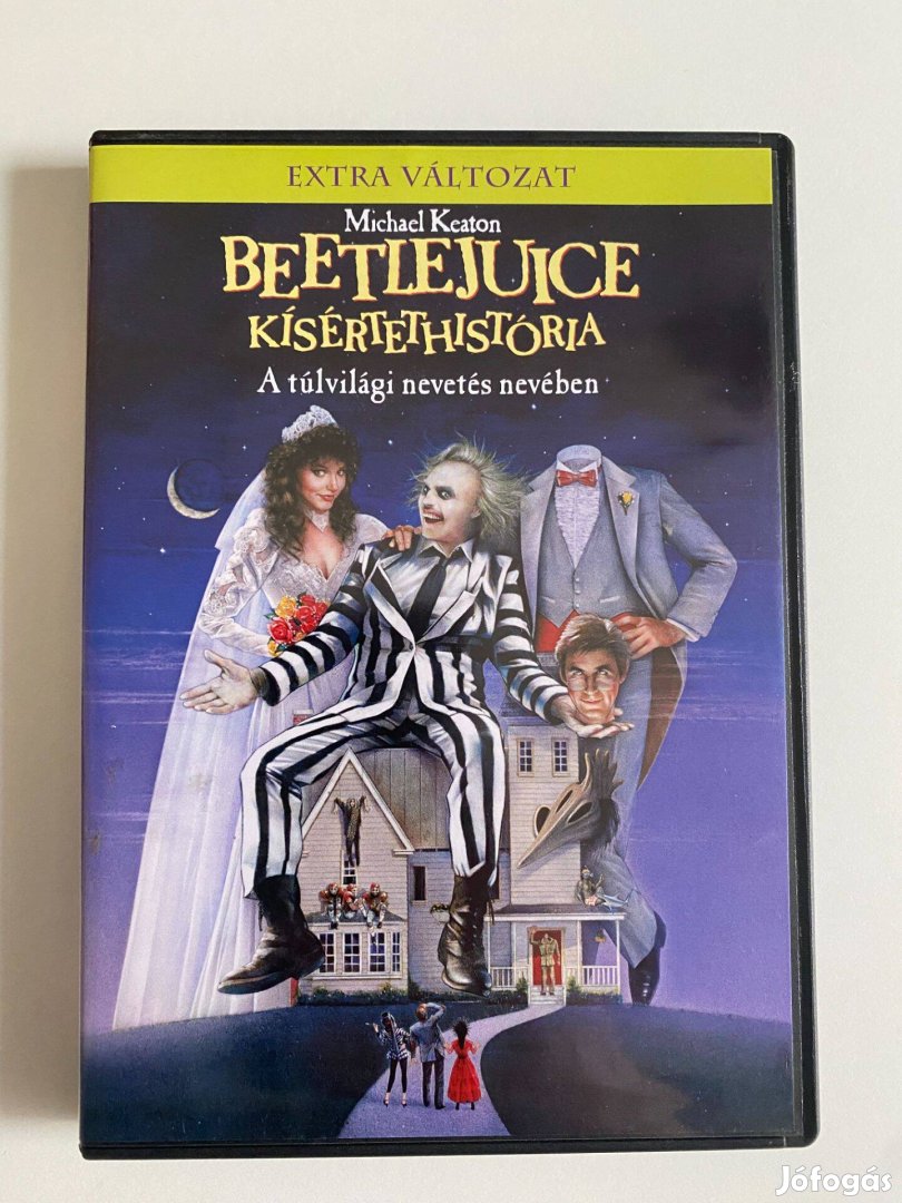 Beetlejuice kísértethistória DVD film vígjáték
