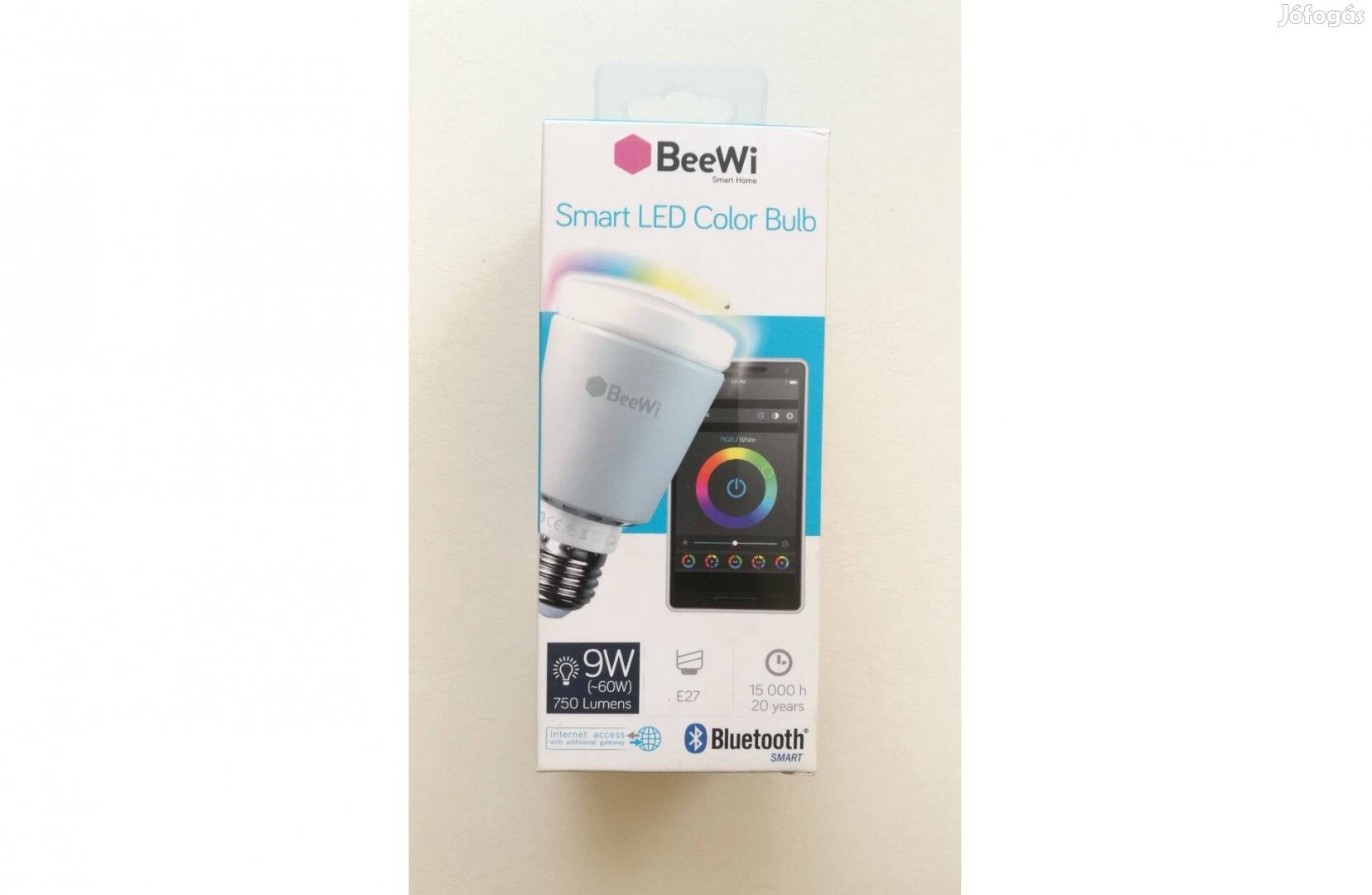 Beewi bluetooth LED RGB színes izzó újonnan eladó