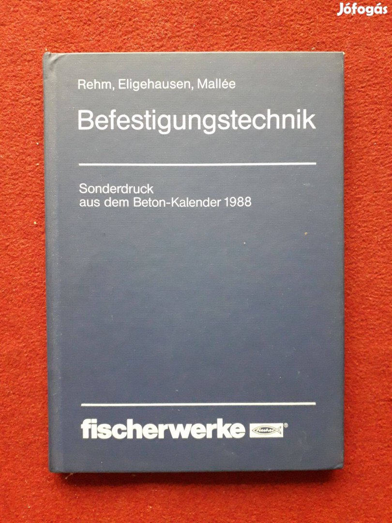 Befestigungstechnik, könyv