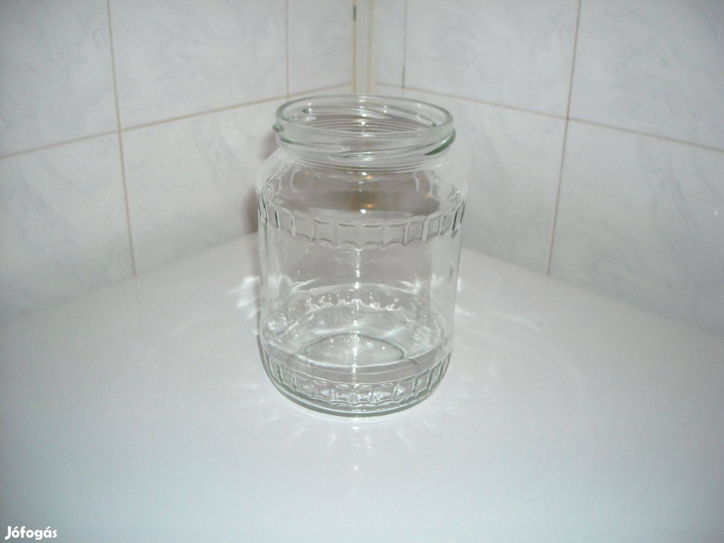 Befőttes üveg 720 ml-es lapka (tető) nélkül 30 db