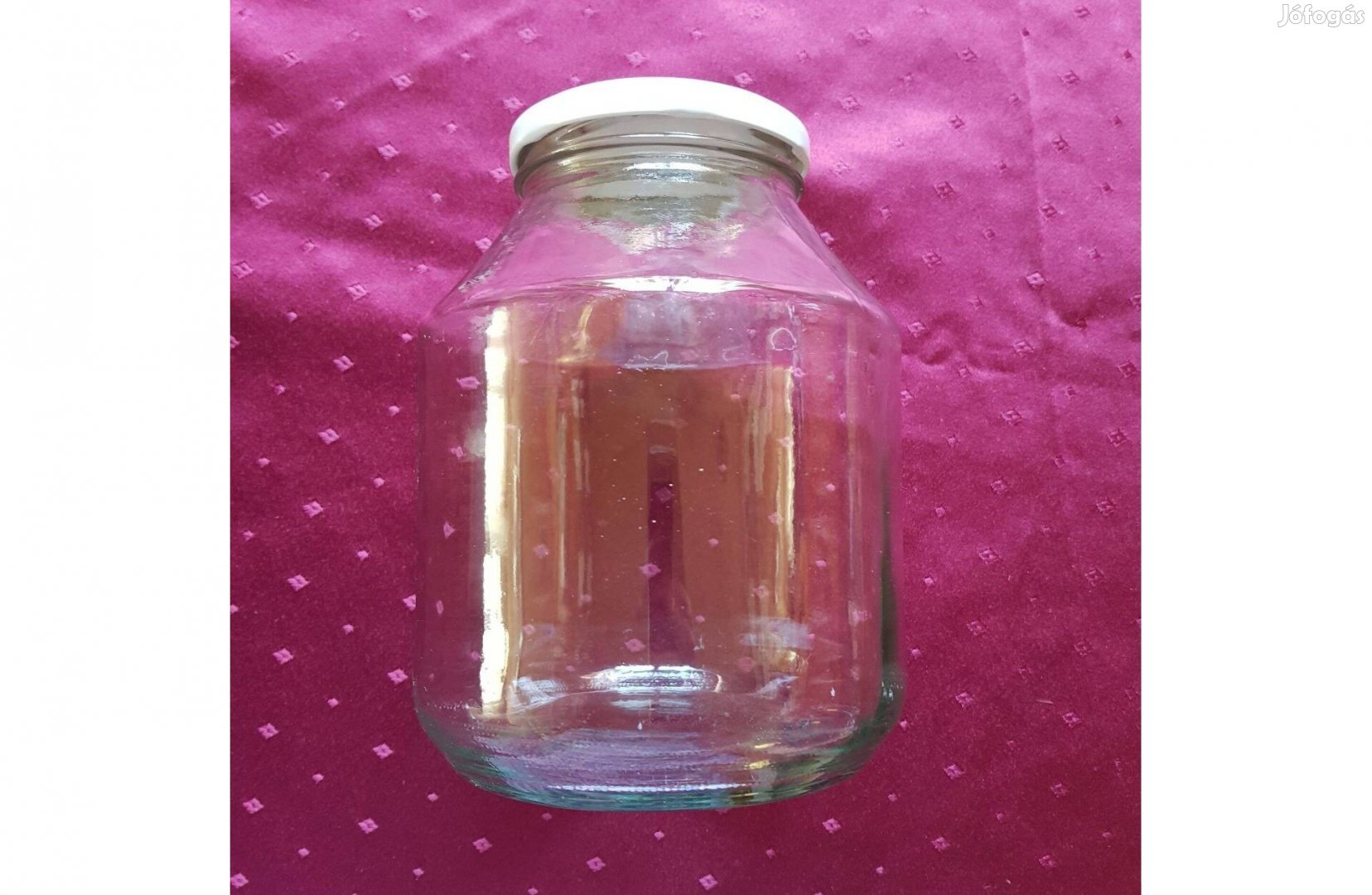 Befőttes üveg tetővel, 1700 ml