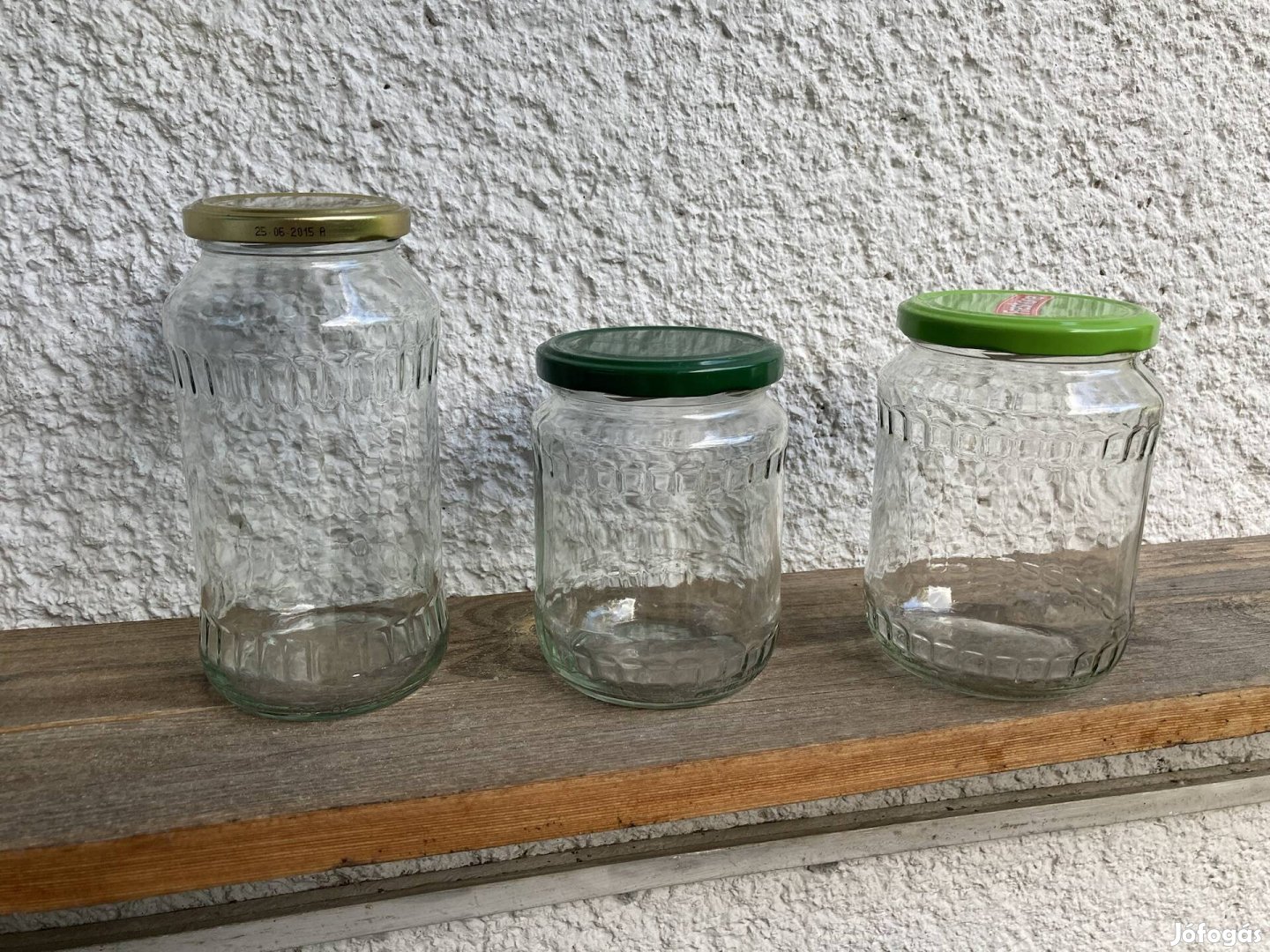 Befőttes üvegek különböző méretben