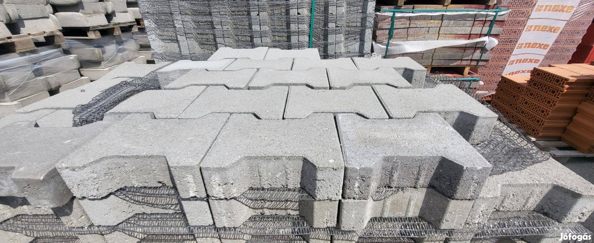 Behaton 8 cm ,,H,, térkő szürke eladó