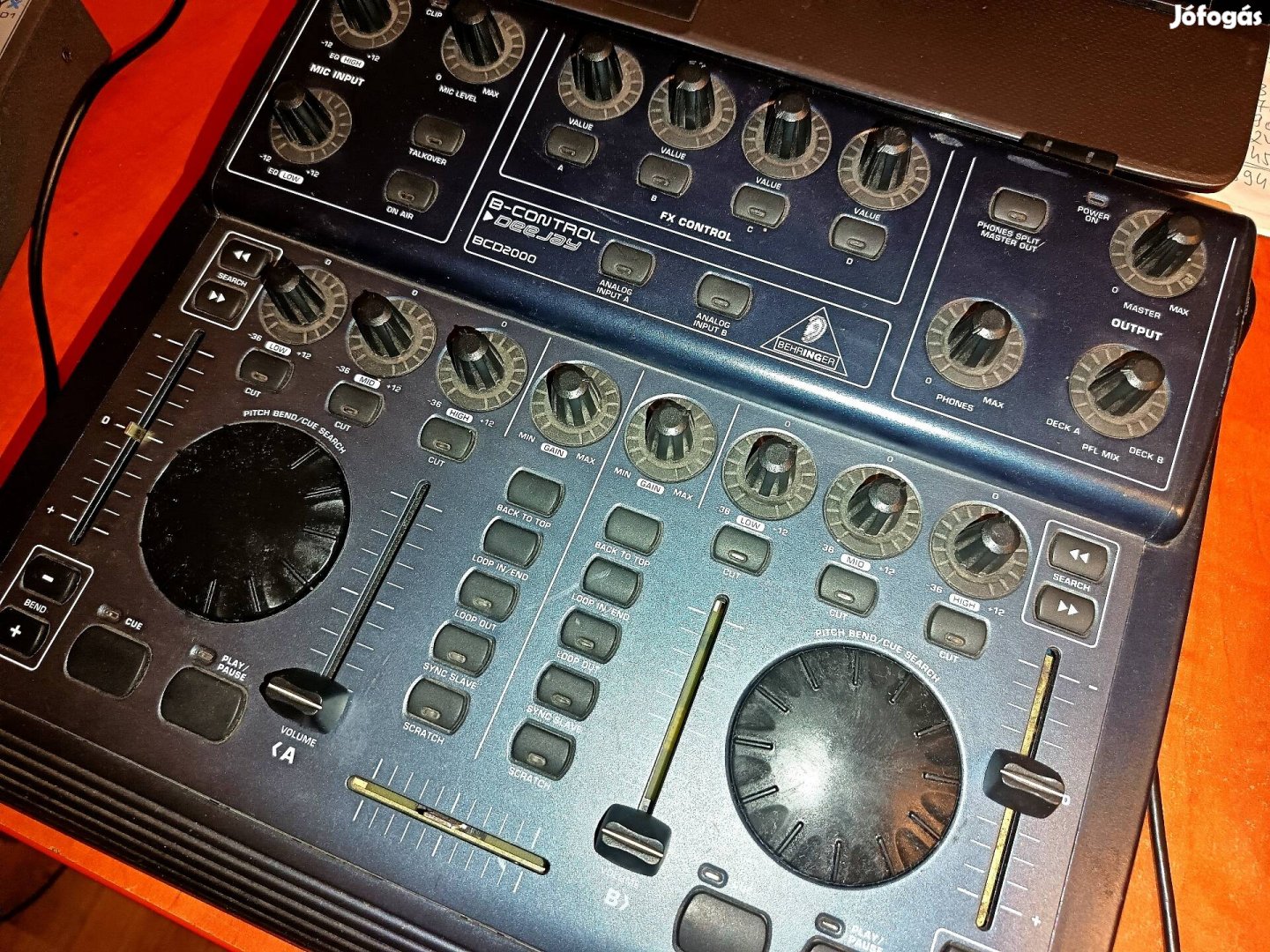 Behringer BCD2000 dj controller, dj kontroller, dj keverő 