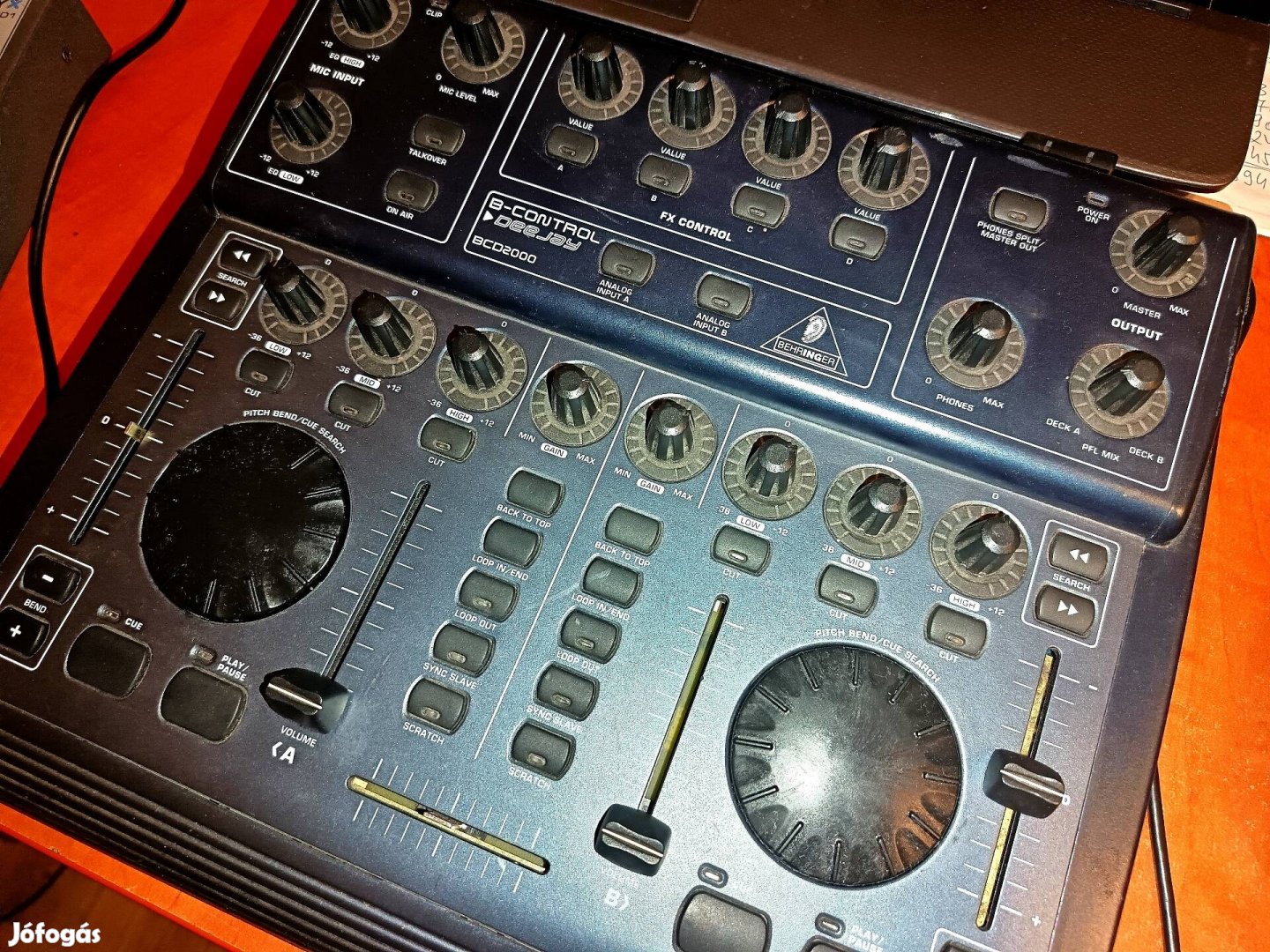 Behringer BCD2000 dj controller, dj kontroller, dj keverő 