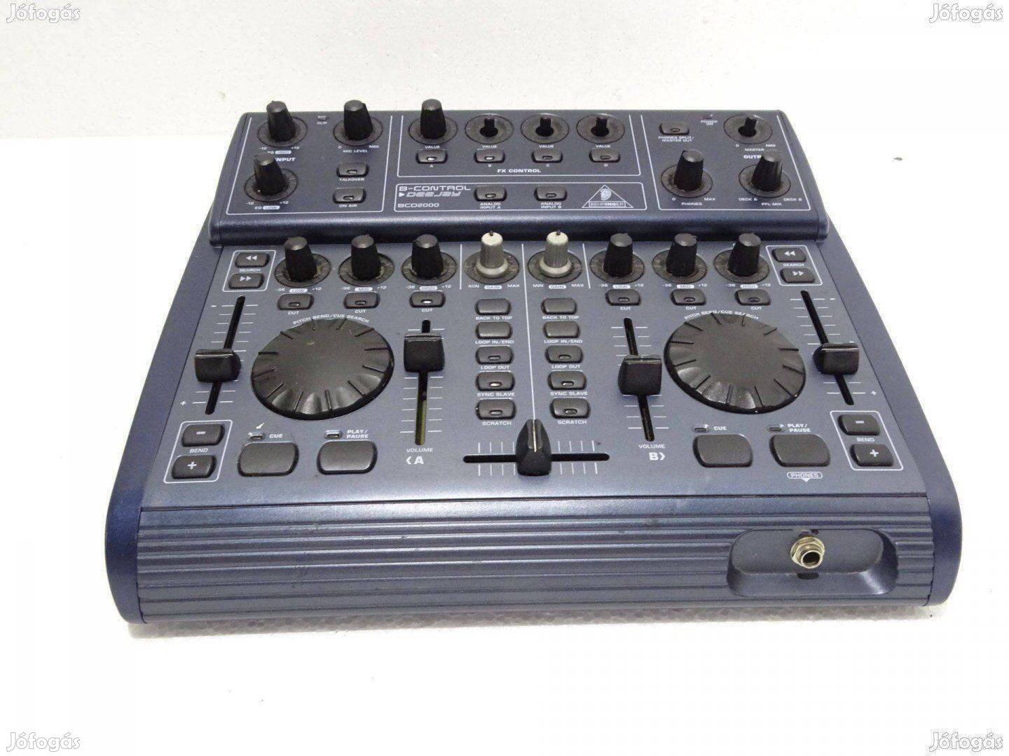 Behringer BCD 2000 B-control USB Midi DJ kontroller keverő mixer