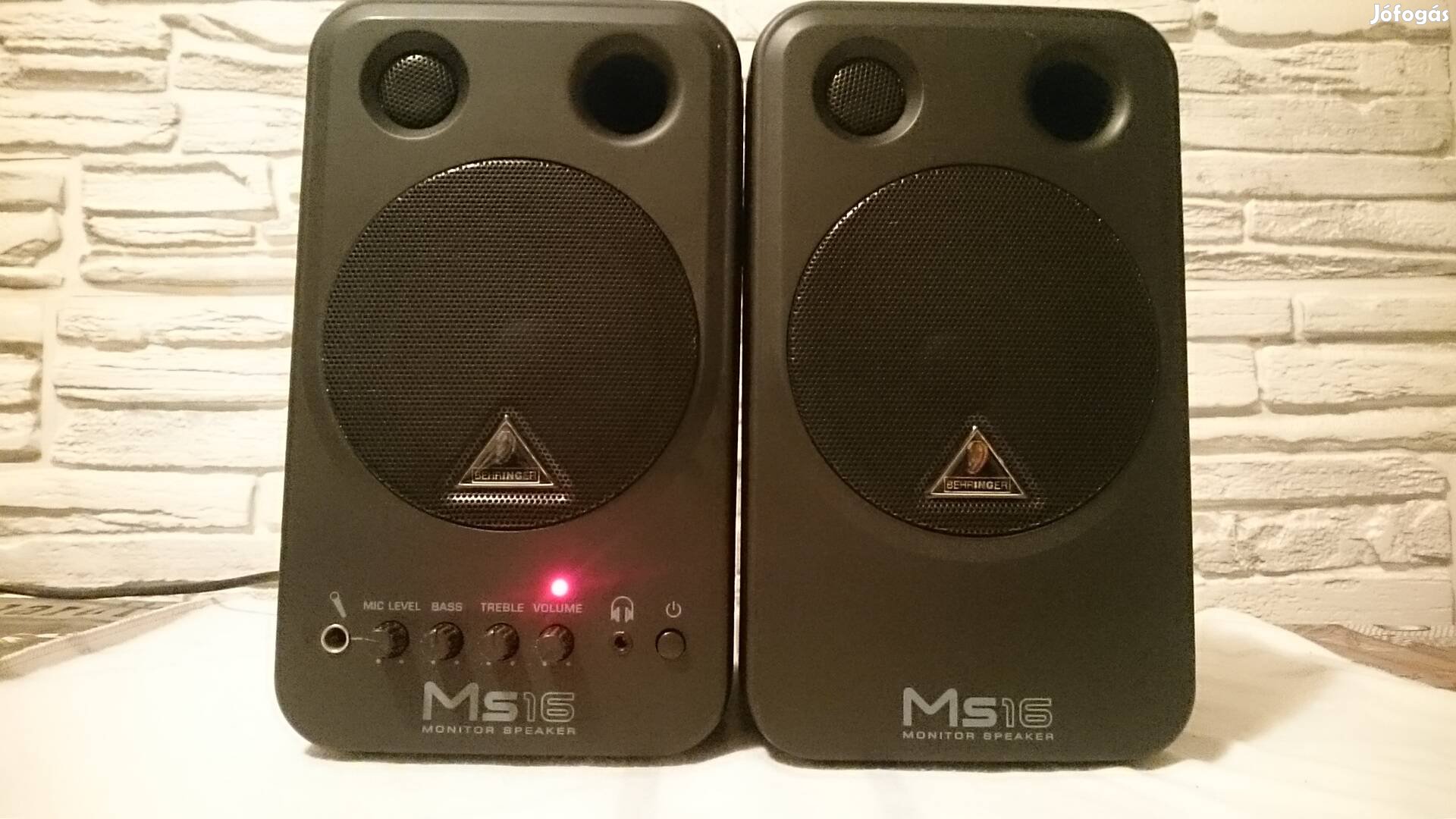 Behringer MS 16 aktív stúdió monitor hangfal, hangfalpár 