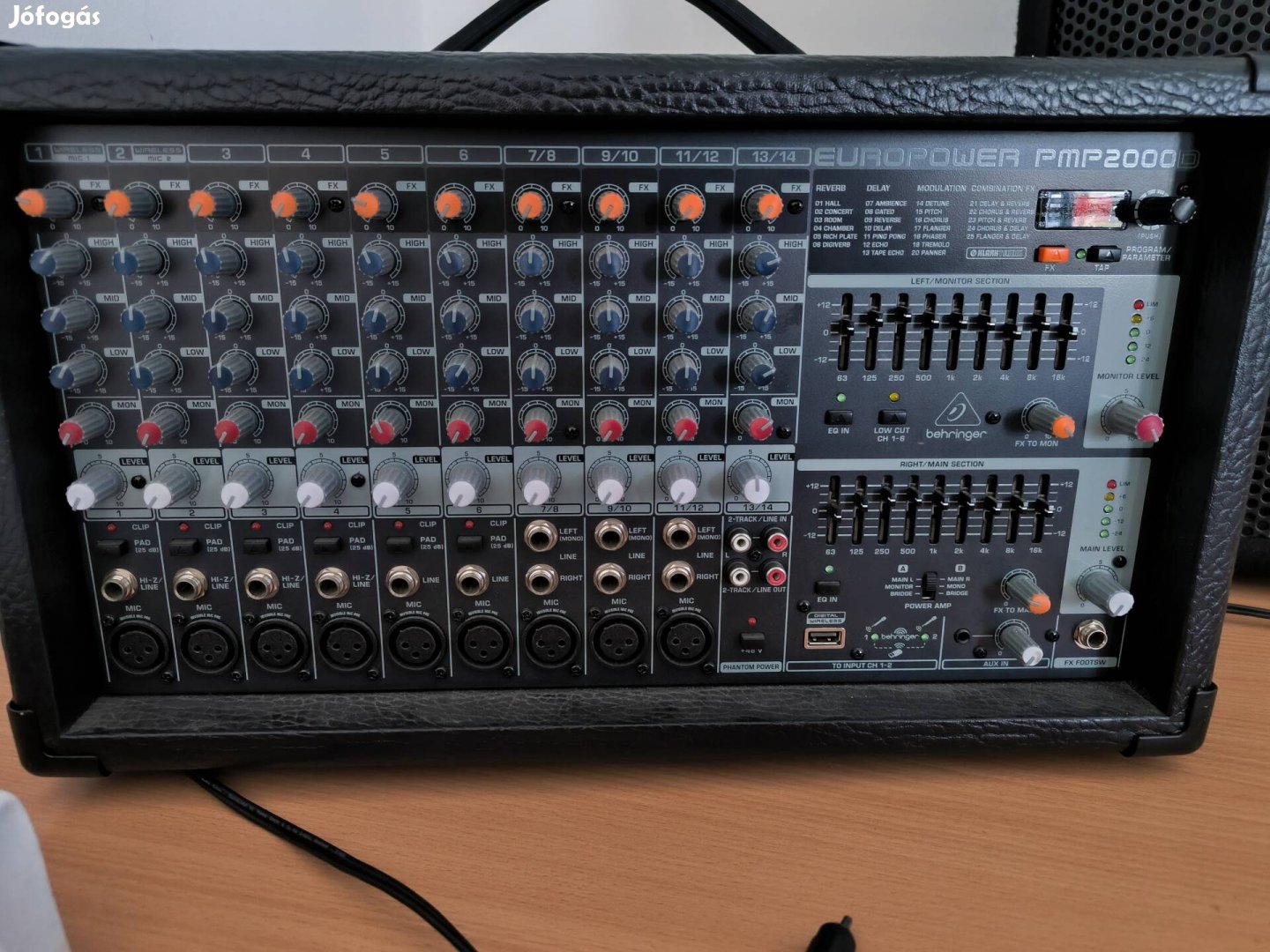 Behringer PMP 2000D keverő erősítő 