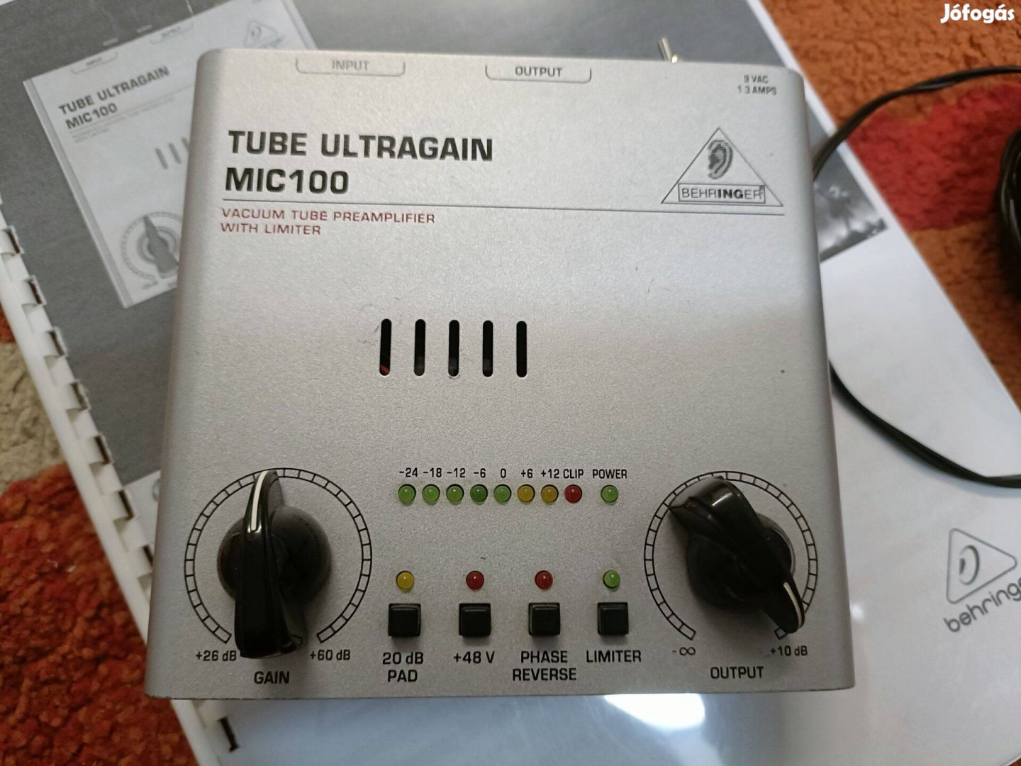 Behringer Tube Ultragain MIC100 mikrofon erősítő