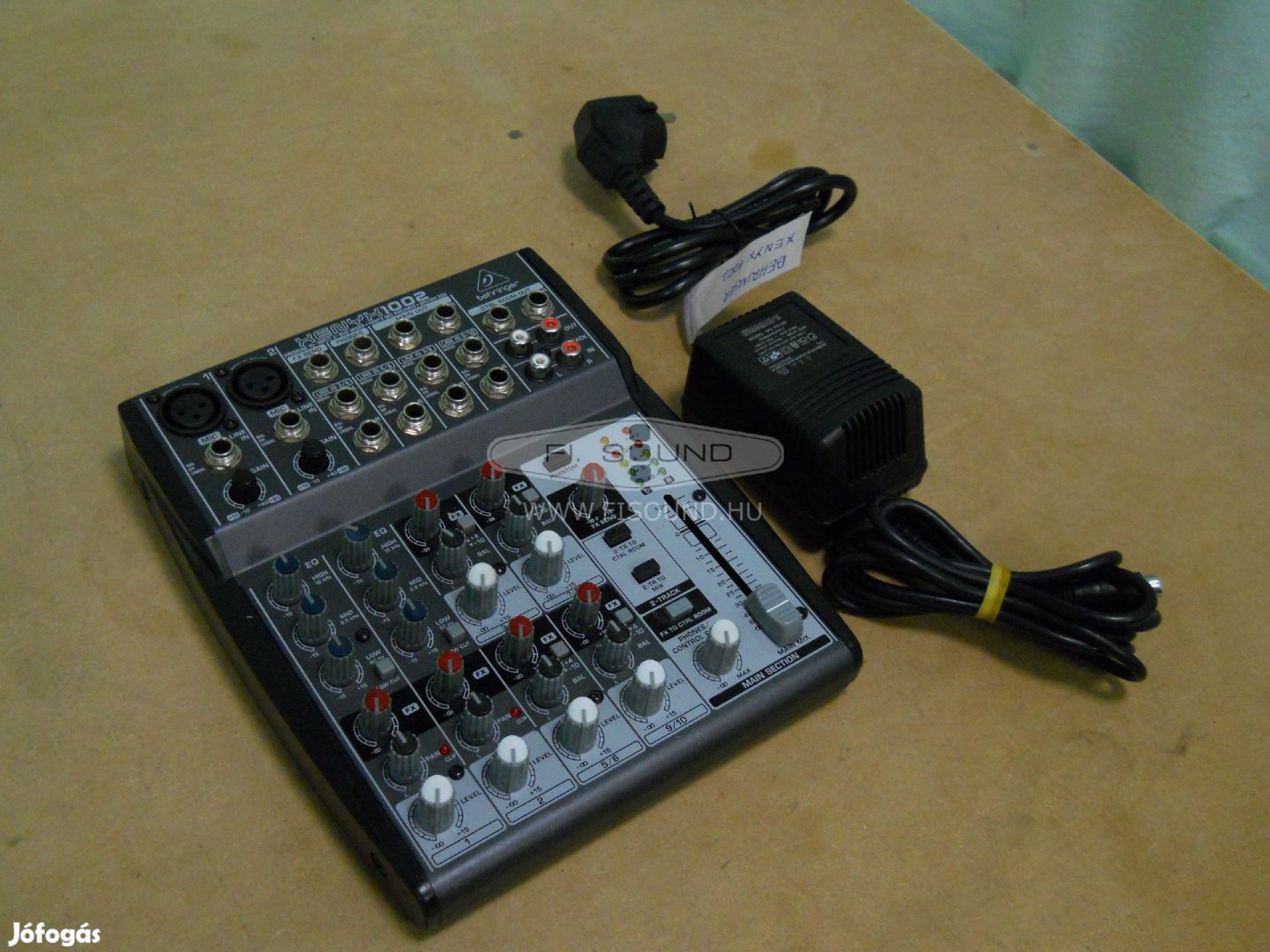Behringer Xenix X1002 ,(1.) 6 sávos 6 csatornás keverő ,sávonkénti
