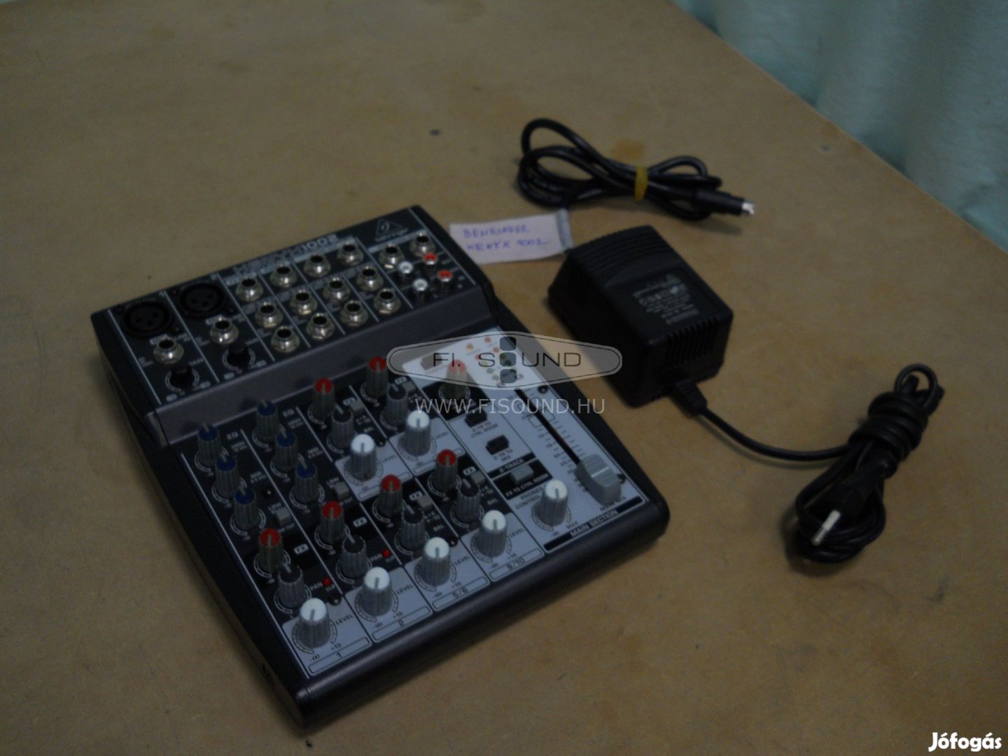 Behringer Xenix X1002 ,(2.) 6 sávos 6 csatornás keverő ,sávonkénti