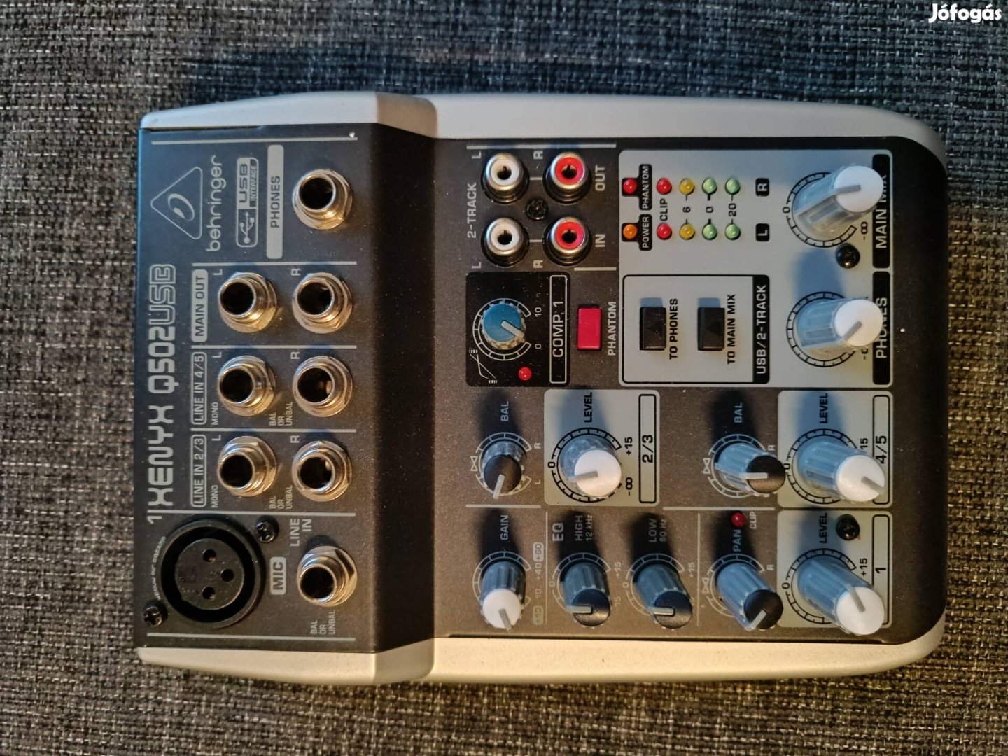 Behringer Xenyx Q502USB keverő 