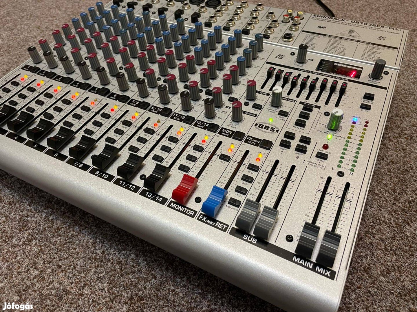 Behringer keverő UB 1832 fx-pro