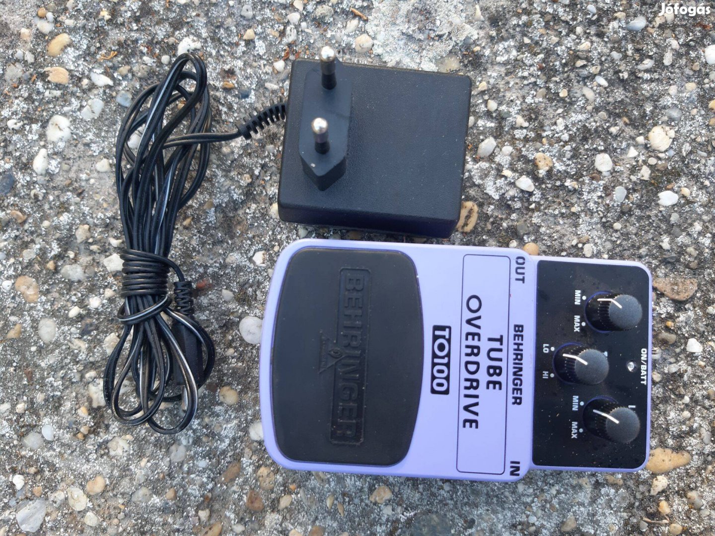 Behringer overdrive elektromos gitár effekt pedál + adapter