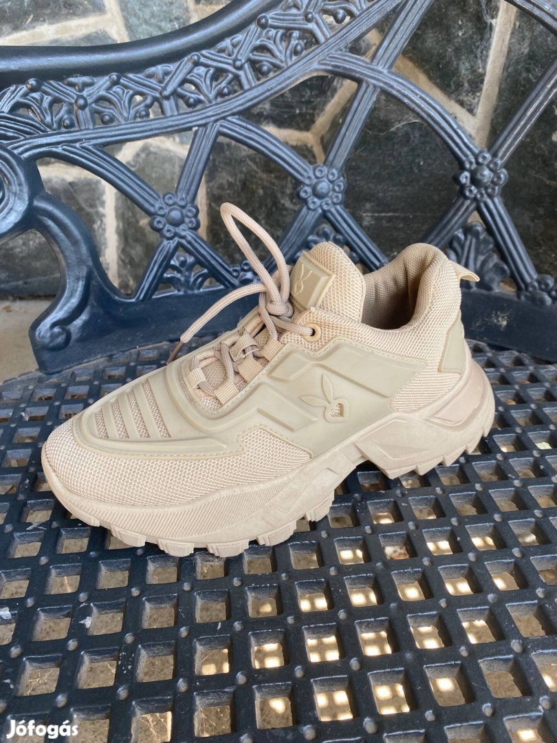 Beige sneaker cipő 37-es 37 új /újszerű