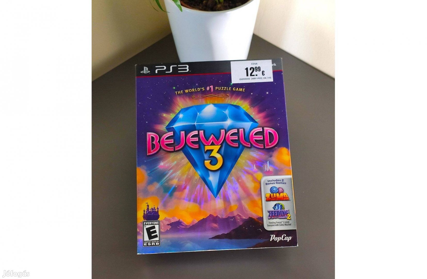 Bejeweled 3 Playstation 3 - Ps3 játék box papírdobozzal - számla