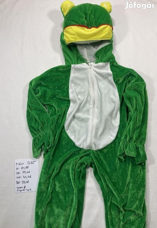 Béka jelmez, állat jelmez G25