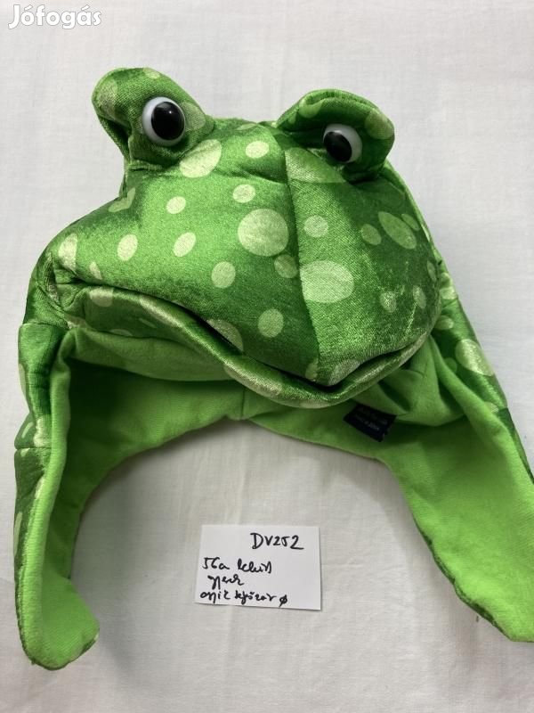 Béka jelmez, állat jelmez, Béka fej DV252