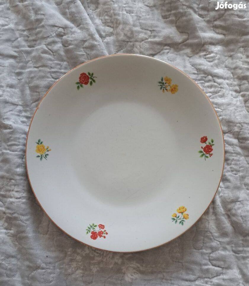 Békebeli zsolnay tányér,Nérete: 24 cm